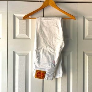 White Levi Jeans